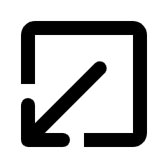 Minimize Window Icon from Rounded Line - Material Pro Set