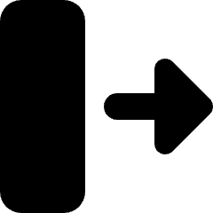 Move Object Right Icon from Micro Solid Set