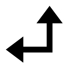 Triangle Arrow Bottom Right Corner Icon from Sharp Line - Streamline Material Set