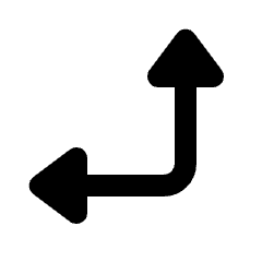 Triangle Arrow Bottom Right Corner Fill Icon from Rounded Fill - Material Pro Set