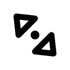 Triangle Arrow Diagonal Scroll Alt Icon from Rounded Line - Material Pro Set