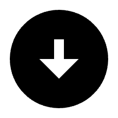 Triangle Arrow Down Circle Fill Icon from Sharp Fill - Streamline Material Set