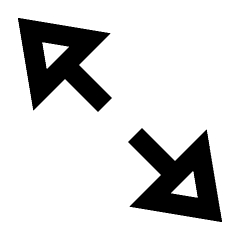 Triangle Arrow Expand Alt Icon from Sharp Line - Streamline Material Set