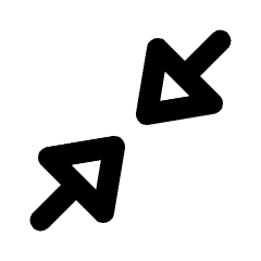 Triangle Arrow Hide Icon from Rounded Line - Streamline Material Set