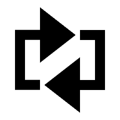 Triangle Arrow Reload Horizontal Alt Fill Icon from Sharp Fill - Streamline Material Set