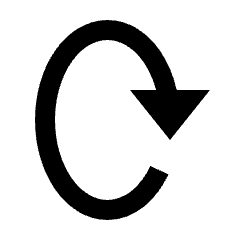 Triangle Arrow Rotate Vertical Alt Fill Icon from Sharp Fill - Streamline Material Set