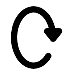 Triangle Arrow Rotate Vertical Alt Fill Icon from Rounded Fill - Streamline Material Set