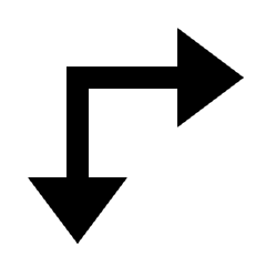 Triangle Arrow Top Left Corner Fill Icon from Sharp Fill - Streamline Material Set