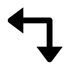 Triangle Arrow Top Right Corner Icon from Outlined Line - Streamline Material Set