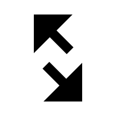 Triangle Arrow Transfer Diagonal 4 Fill Icon from Sharp Fill - Streamline Material Set