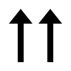 Triangle Double Triangle Arrow Up Fill Icon from Sharp Fill - Material Pro Set