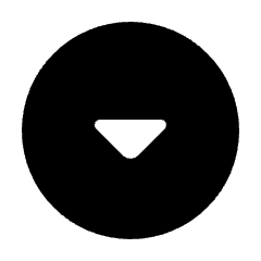 Triangle Down Circle Fill Icon from Rounded Fill - Streamline Material Set