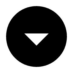 Triangle Down Circle Fill Icon from Sharp Fill - Material Pro Set