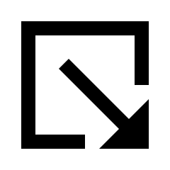 Triangle Minimize Window 2 Icon from Sharp Line - Material Pro Set