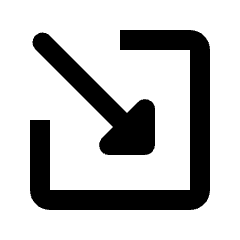 Triangle Minimize Window 3 Icon from Rounded Line - Material Pro Set