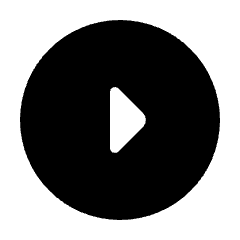 Triangle Right Circle Fill Icon from Rounded Fill - Streamline Material Set