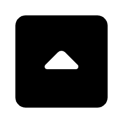 Triangle Up Square Fill Icon from Rounded Fill - Streamline Material Set