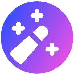 Ai Retouch Magic Wand Icon from Plump Gradient Set