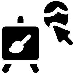 Art Frame Select Icon from Ultimate Bold Set