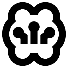 Artificial Intelligence Brain Icon from Sharp Remix Set