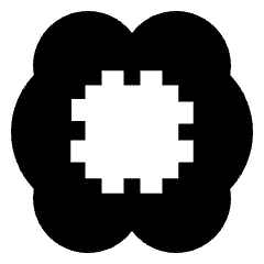 Artificial Intelligence Brain Chip Icon from Sharp Solid Set