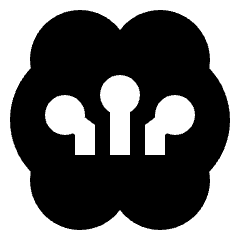 Artificial Intelligence Brain Icon from Sharp Solid Set