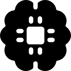 Brain Chip Icon from Ultimate Bold Set
