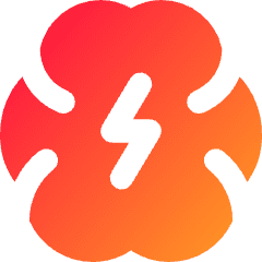 Brain Lightning Icon from Core Gradient Set