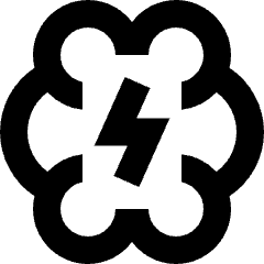 Brain Lightning Icon from Sharp Remix Set