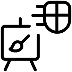 Deep Fake Application Art Frame Icon from Ultimate Light Set