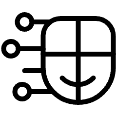 Deepfake Face Icon from Ultimate Light Set