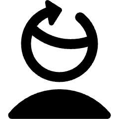 Deepfake Rotate Icon from Ultimate Bold Set