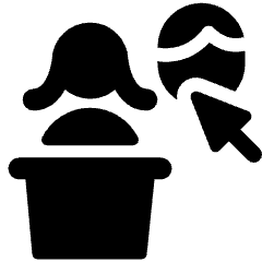 Politic Female Icon from Ultimate Bold Set