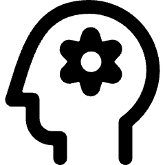 Settings Human Icon from Ultimate Bold Set