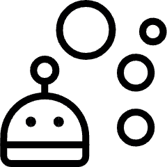 Technology Robot Google Assistant Icon from Ultimate Light Set