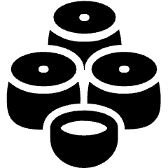 Asian Food Dimsum Chinese Dumpling Icon from Ultimate Bold Set