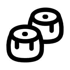 Asian Food Dimsum Chinese Dumpling Icon from Ultimate Regular Set