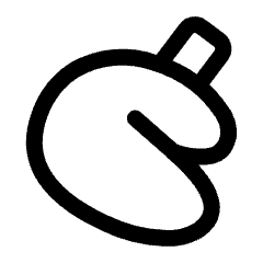 Asian Food Fortune Cookies Icon from Ultimate Regular Set