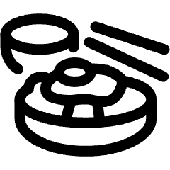 Asian Food Kaream Bibimbap Icon from Ultimate Regular Set