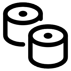 Asian Food Maki Roll Sushi Icon from Ultimate Regular Set