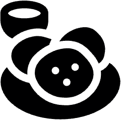 Asian Food Naan Dish Icon from Ultimate Bold Set