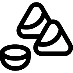 Asian Food Salmosa Icon from Ultimate Regular Set