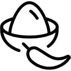 Asian Food Spice Chilli Powder Icon from Ultimate Light Set