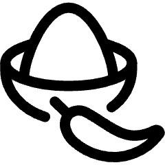 Asian Food Spice Chilli Powder Icon from Ultimate Regular Set