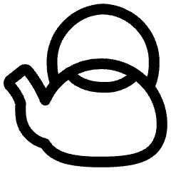 Asian Food Tea Pot 1 Icon from Ultimate Regular Set