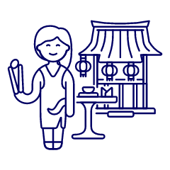 Chinese Restaurant 1 Illustration from UX Line Set