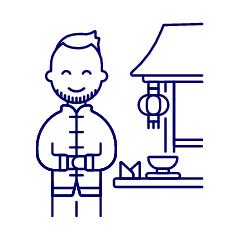 Chinese Restaurant 2 Illustration from UX Line Set