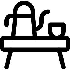 Asian Interior Stove Icon from Ultimate Regular Set