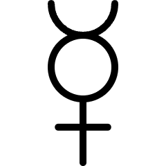 Astrology Mercury Icon from Ultimate Light Set
