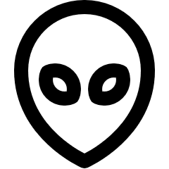 Alien Icon from Sharp Line Set